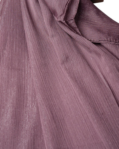 Crinkle Chiffon Hijab Dark Purple