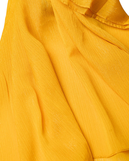 Crinkle Chiffon Hijab mustard