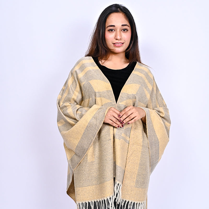 Festive Woolen Cap shawl