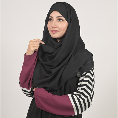 Daily Wear Abaya With Laser Georgette Pattern