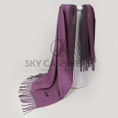 Sky Twotone Stole- Purple