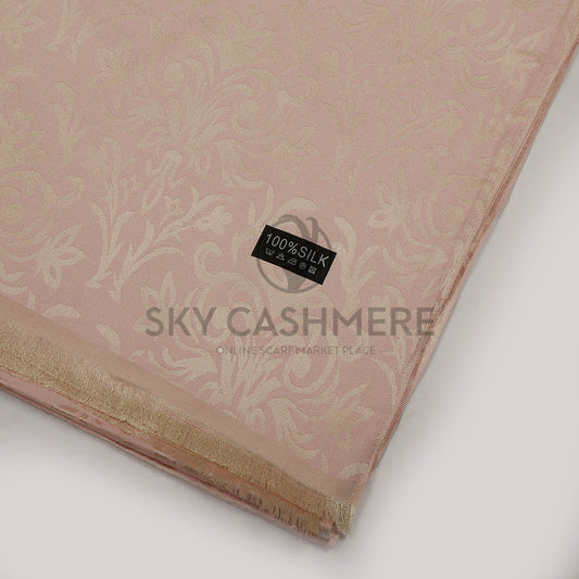 Embossed Silk - Pale Taupe